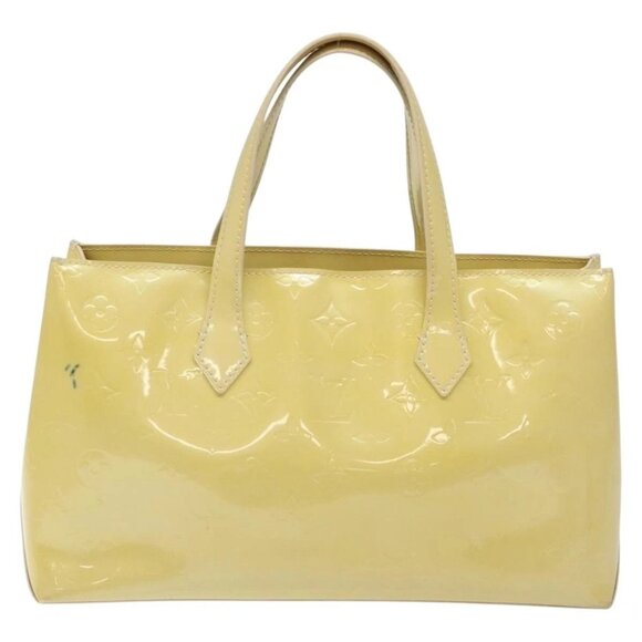 LOUIS VUITTON Monogram Vernis Wilshire PM Hand Bag Broncorail - Picture 2 of 15